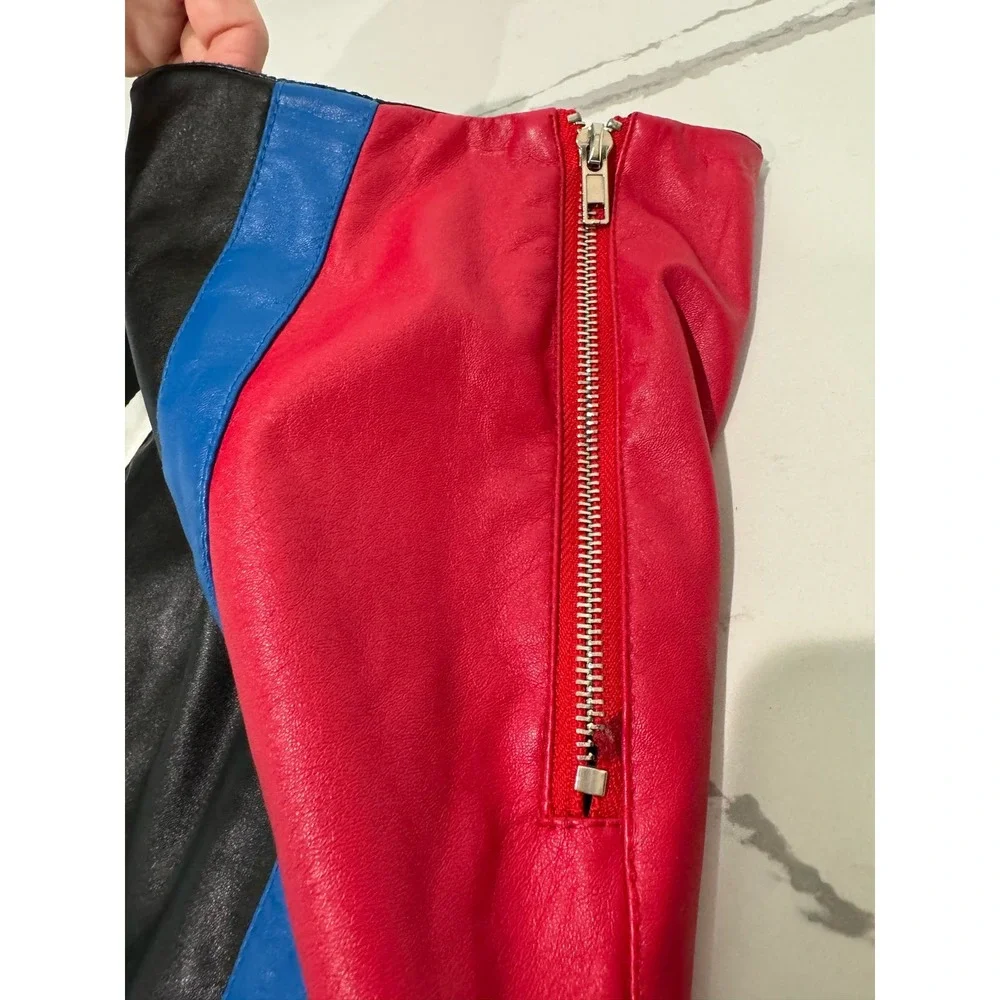 Emory Park Vintage‎ Look Faux Leather Mini Skirt Size Small